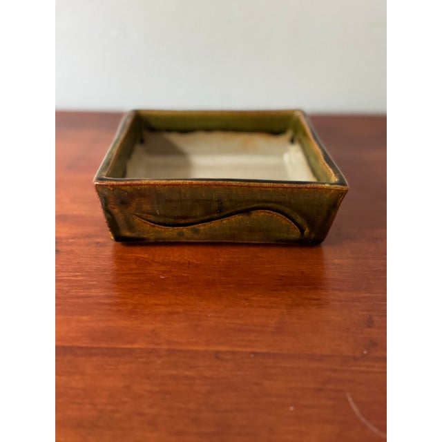 Vintage Japanese Studio Pottery Wild Boar Dish For Sale - Image 11 of 11