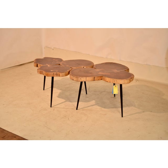 20th Century Pair of Live Edge Acacia Coffee/Cocktail Tables For Sale - Image 10 of 13