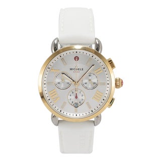 Ladies Michele by Fossil Sport Sail 38mm Mww01p000017 Silver Dial Quartz Watch For Sale