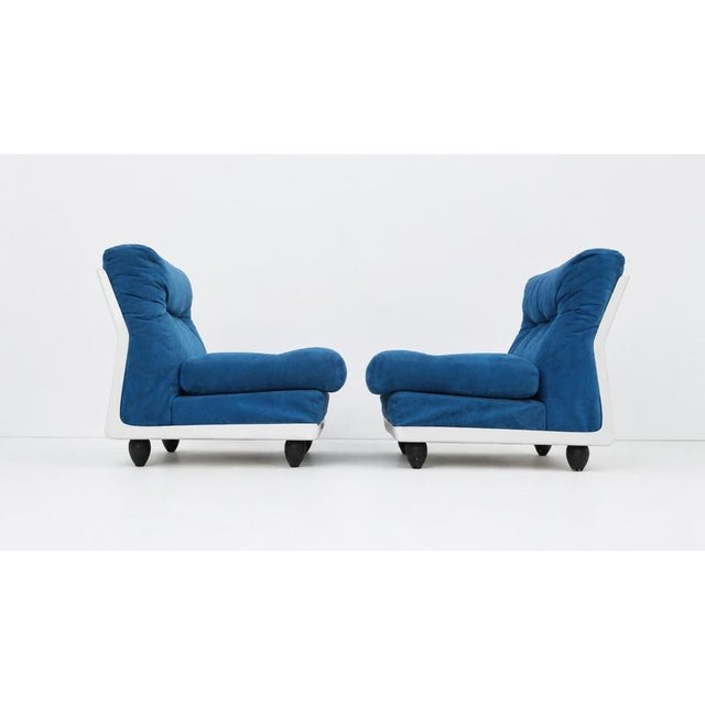 Vintage Modern Italian Lounge Chairs, 1970s, Set of 2 For Sale - Image 3 of 10