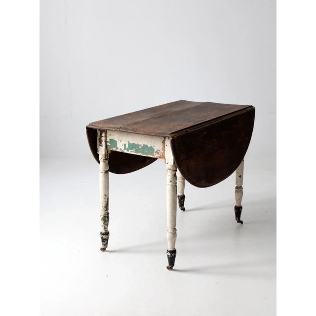 Antique Dropleaf Table For Sale - Image 12 of 13