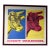 Large 1989 Andy Warhol "Two Colored Cows" 1st Ed. Nouvelles Images Poster For Sale