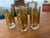 1960s Yellow 22k Gold Signed Culver Glassware Fruit Basket Depiction - Set of 4 For Sale In Seattle - Image 6 of 8