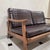 Mid-Century Modern Scandinavian Sofa in Beech Wood and Leather, 1970s For Sale - Image 6 of 16
