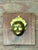 Vintage Brass Face Plaque For Sale - Image 10 of 12