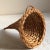 Offering a beautiful vintage cornucopia basket with French randing, a pretty braided rim and warm, rich patina that can...