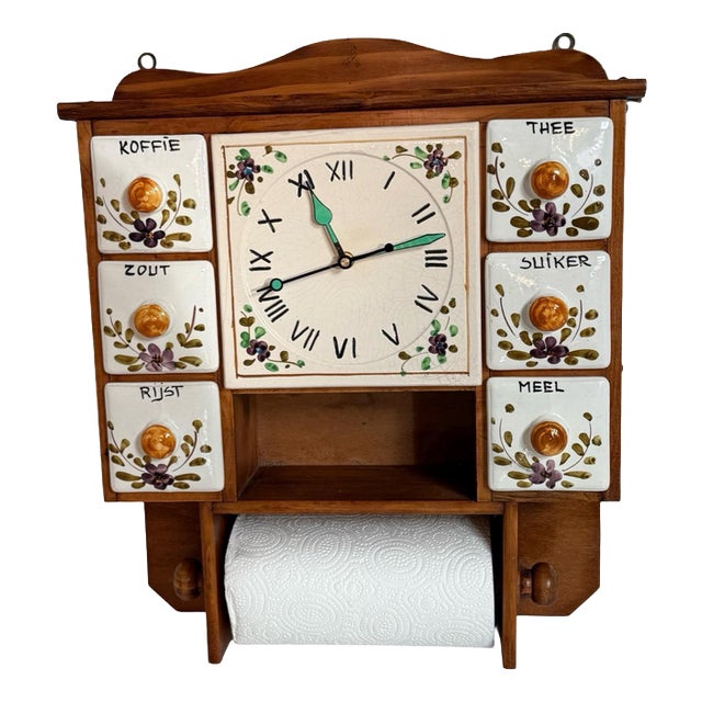 Antique Dutch Kitchen Cabinet, Delft For Sale