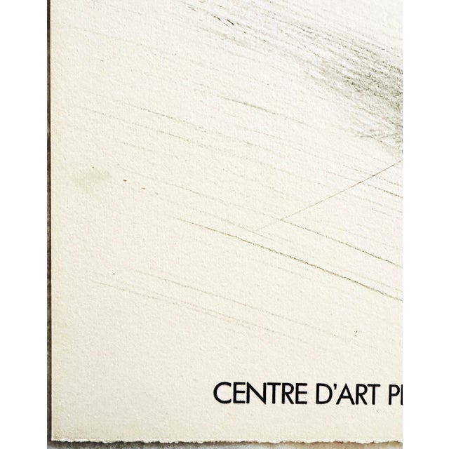 David Hockney Exhibit Poster for Artcurial, Centre d'Art Plastique Contemporain "Portrait of Gregory Evans" by Printed by Mourlot Paris 1979 For Sale In Palm Springs - Image 6 of 10