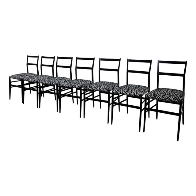 Superleggera Chairs by Giò Ponti, Italy, designed in 1957 For Sale