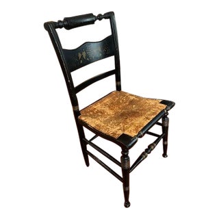 Early 19th Century Hitchcock Type Side Chair For Sale