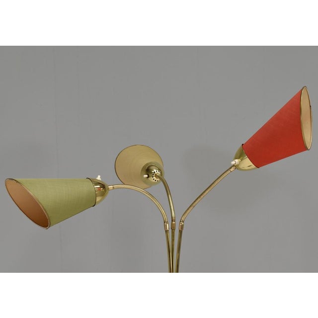 Italian Triennale Floor Lamp in Brass from Arredoluce, 1950 For Sale - Image 16 of 18