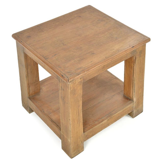 with its simple lines and solid structure, this square solid wood table seduces with its understated aesthetic and warm...