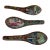 Antique Qing Porcelain Famille Rose Soup Spoons - Set of 3 For Sale