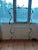 Mid Century European Gold Metal and Glass Etagere/Shelves/Plant Stand For Sale - Image 4 of 12