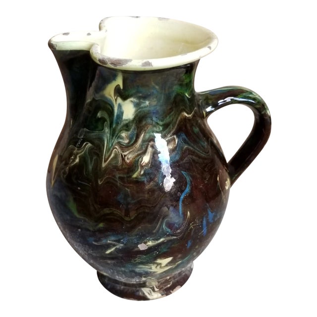 Antique French Jasper Pitcher For Sale