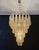 Vintage Italian Murano Chandelier with 75 Amber Glass Petals, 1990s For Sale - Image 9 of 18