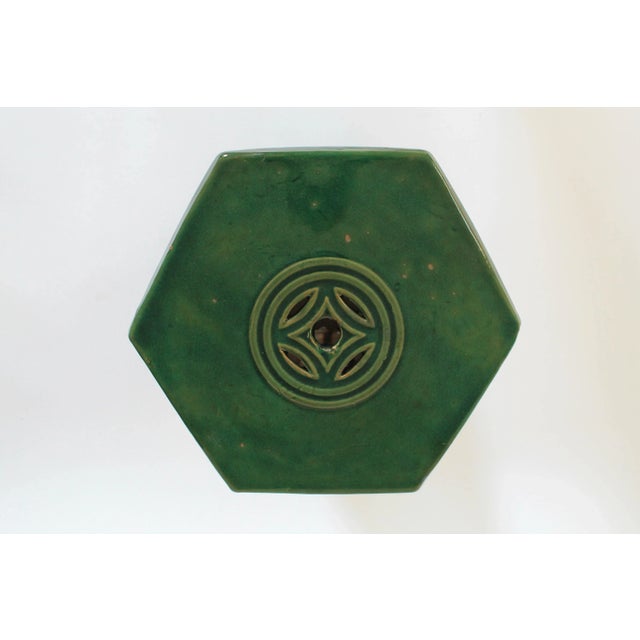 Asian Pedestal Garden Stool For Sale - Image 4 of 11