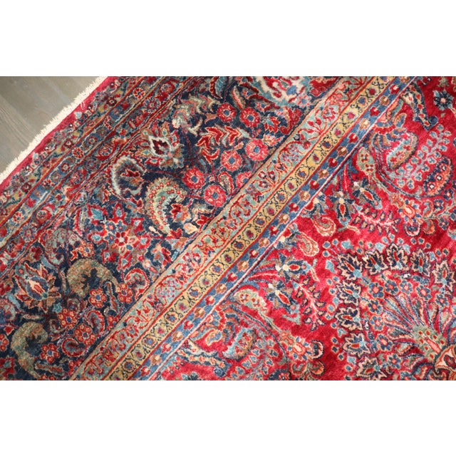 Early 20th Century Antique Zabihi Collection Large Persian Sarouk - 12'1" x 15'2" For Sale - Image 5 of 9
