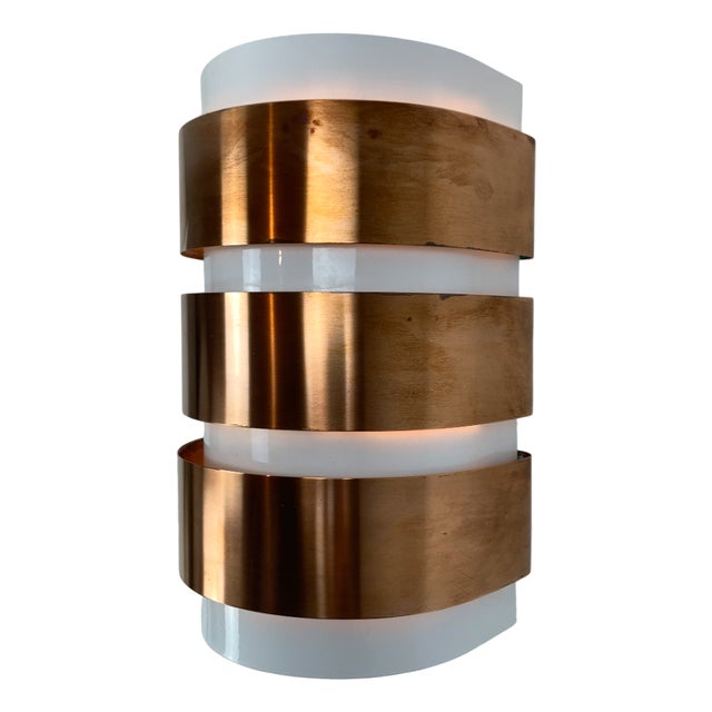 Model V-155 Sconce in Copper by Hans-Agne Jakobsson for Ab Markaryd, 1960s For Sale