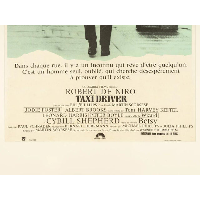 Taxi Driver Robert De Niro Poster, 1970s For Sale - Image 6 of 17