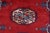 1990s Rustic Bokhara Red/Blue Hand Knotted Wool Rug For Sale - Image 5 of 9