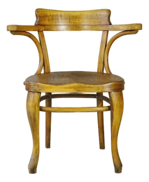 No. 6150 Armchair with Saddle by Michael Thonet for Gebrüder Thonet, 1910