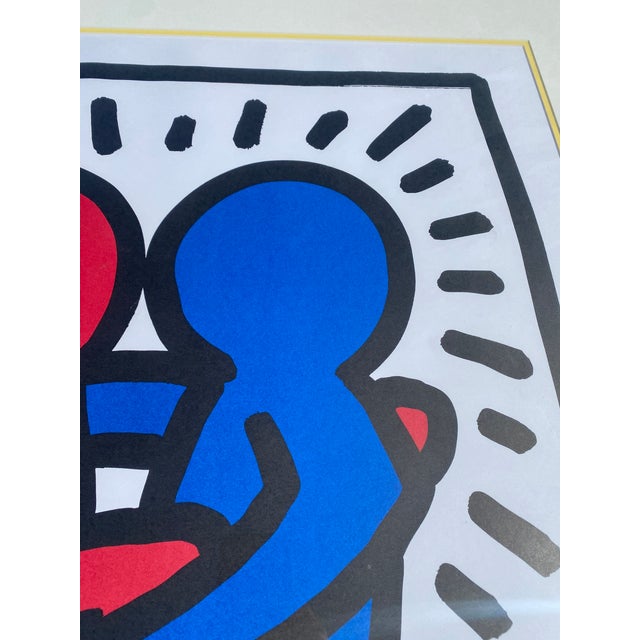 1990s Large Keith Haring Estate Authorized Offset Lithograph "Best Buddies" For Sale - Image 12 of 15