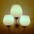 1960s Mid Century Modern 3- Light Chrome Wall Light W. Satin Glass Globes, Spain For Sale - Image 13 of 15