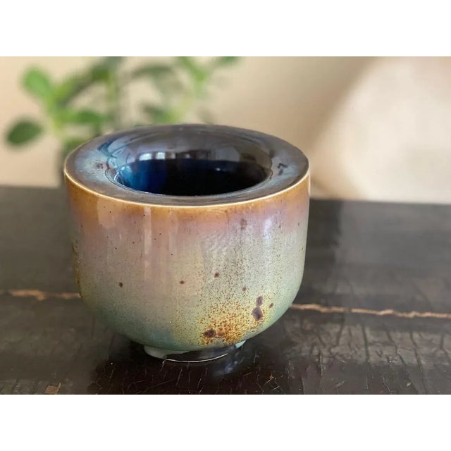 Double-Walled Ceramic Vase by Walther Zander for Walther Zander, 1970s For Sale - Image 9 of 18