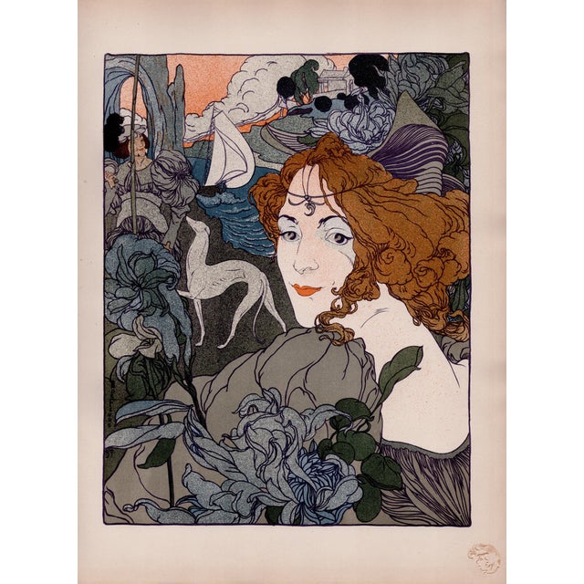 Georges de Feure, Retour, 1897, Lithograph on Paper For Sale