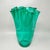 Green Murano Glass Fazzoletto Vase from Michielotto, Italy, 1970s For Sale - Image 4 of 8