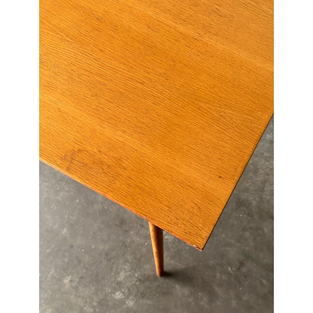 Swiss Alpine Stabelle Oak Dining Set, Mid-Century — Set of 5 For Sale - Image 12 of 18