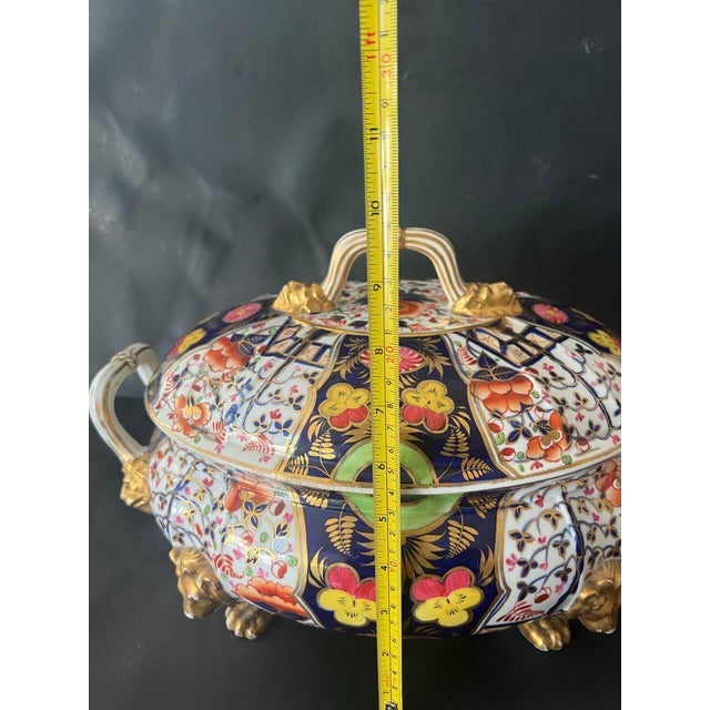 Antique Royal Crown Derby English Emari Tureen Centerpiece For Sale - Image 10 of 12