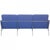 Model 3303 3-Seater Sofa in Blue Fabric by Arne Jacobsen, 1997 For Sale - Image 14 of 18
