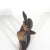 Brown Mid Century Modern Carved Gazelle Exotic Wood Sculpture African Animal Figurine Reindeer For Sale - Image 8 of 10