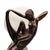 1990s Art Deco Style Nude Flapper Lamp by Crosa for Widdop Bingham & Co LTD For Sale - Image 10 of 11