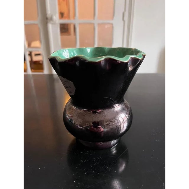 Aqua Vase by Max Idlas For Sale - Image 8 of 8