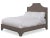 Modern Kit King Bedframe, Mushroom Velvet For Sale - Image 3 of 4