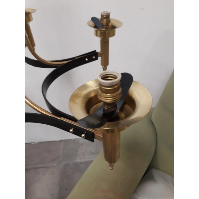 Mid-Century Modern 6-Light Pendant Lamp from Stilnovo For Sale - Image 13 of 16