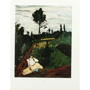 1950s After Maurice De Vlaminck "Woman in a Field", Full-Color Print