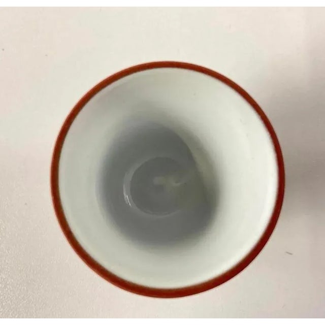 Vintage Yixing Red Clay Saki Cups- Set of 8 For Sale - Image 11 of 13