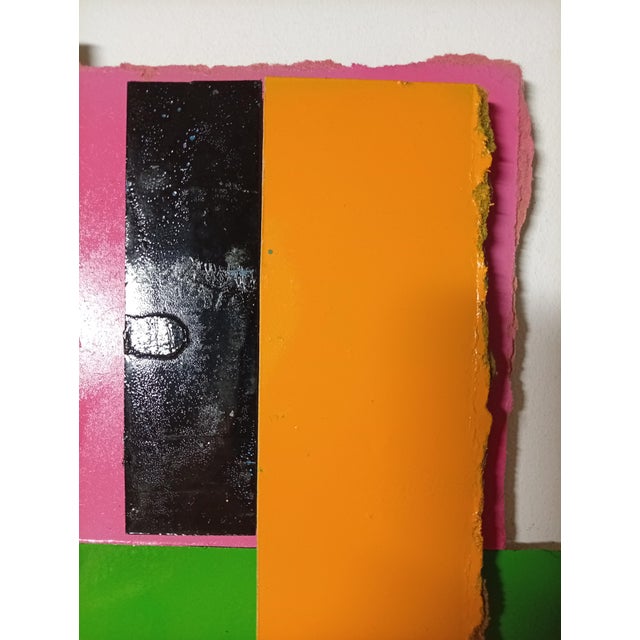 2020s Contemporary Abstract Aerosol on Assembled Masonite (Isorel) "Untitled 197" by Andre Debono For Sale - Image 5 of 8