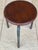 Mid-Century Modern Vintage Tripod Stool in the style of Jean Prouvé, 1940s For Sale - Image 3 of 18
