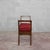 Small Wooden Bench Upholstered in Red Art Deco Velvet, 1940s For Sale - Image 13 of 18