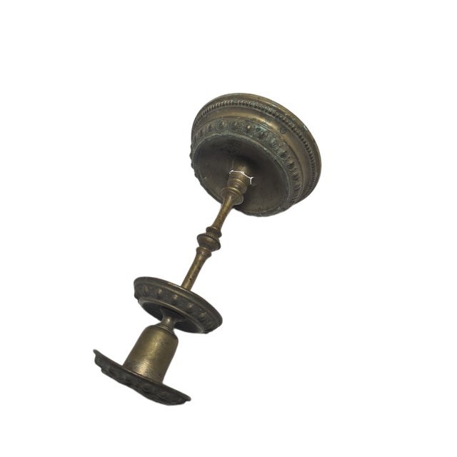 Metal Austro-Hungarian Empire Biedermeier Silver Candleholder, 1890s For Sale - Image 7 of 8