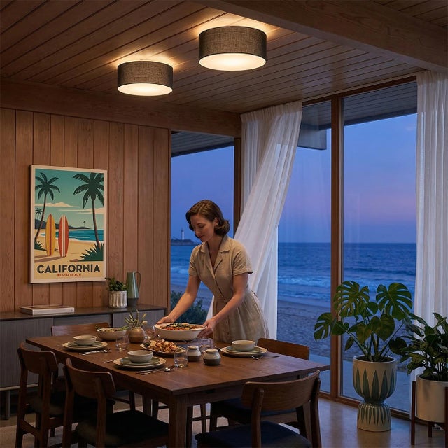 The Stretch Flush Mount is a modern ceiling light designed by the NOVA Design Team in 2026. This elegant fixture features...