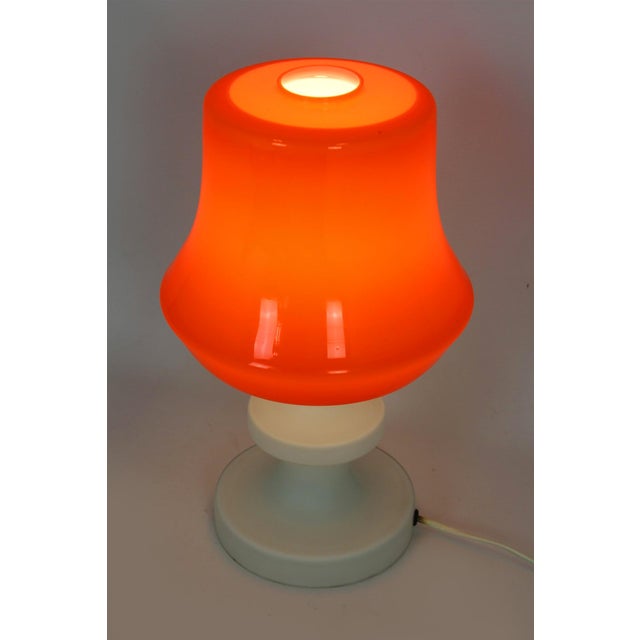 Vintage Glass Table Lamp from Lighting Glass, 1970s For Sale - Image 4 of 17