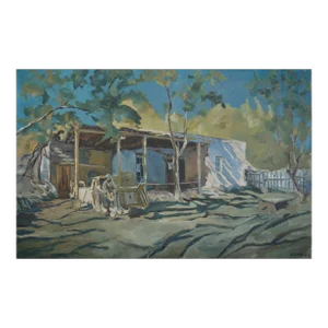 Russian Country Scene Landscape by Klever