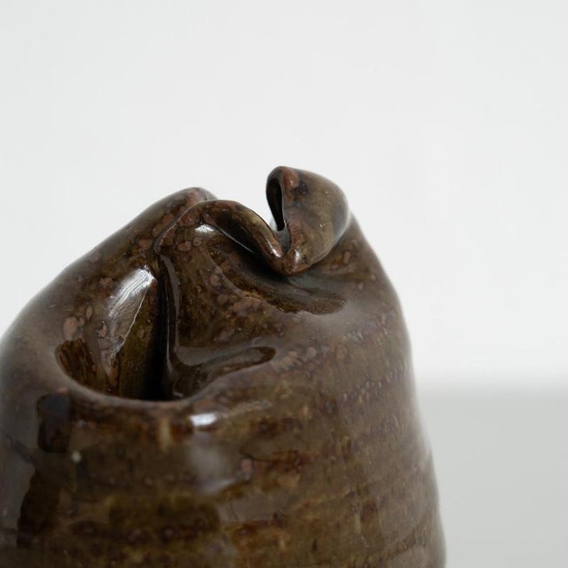 Vintage German Ceramic Vase, 1974 For Sale - Image 9 of 13