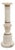 Carved White Marble Pedestal Column with Rosette Capitals, Italy, 1890s For Sale